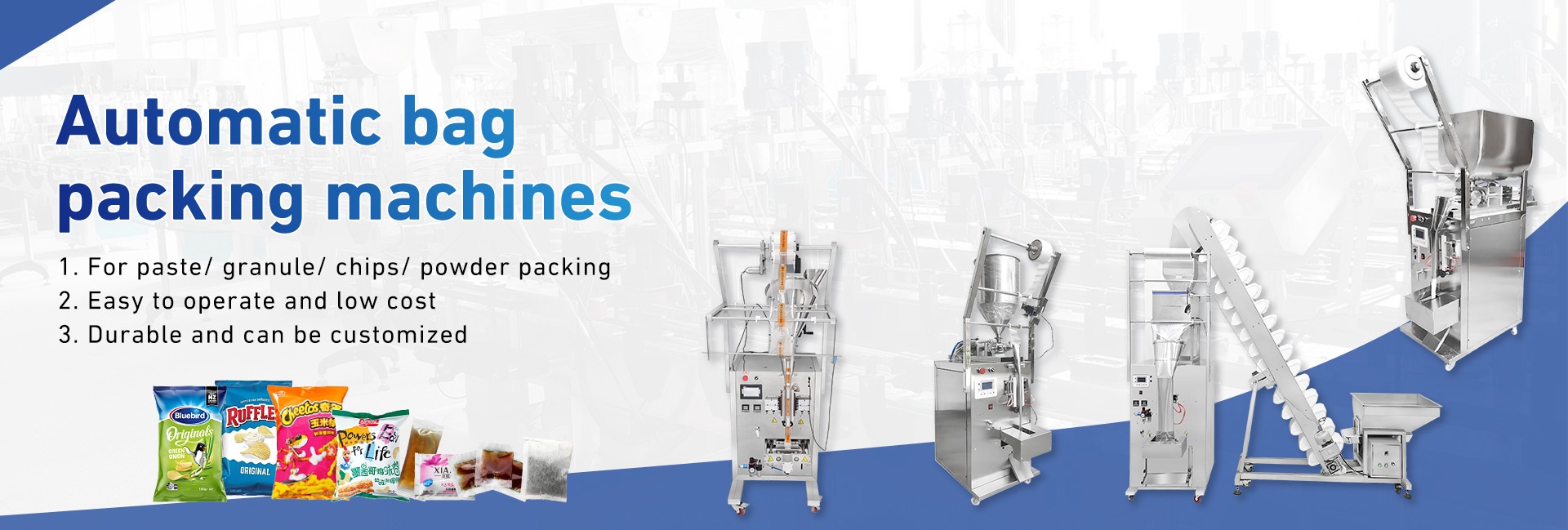 Bag packing machine