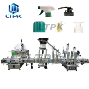 LT-GZL320C Desktop Liquid Four/Six Heads Diaphragm Magnetic Pump Filling Capping Automatic Packing Machine Line Filling Machine