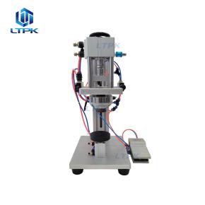 LT-LTX80 Perfume Pneumatic Crimping Machine Capper Metal Cap Press Capping Machine 