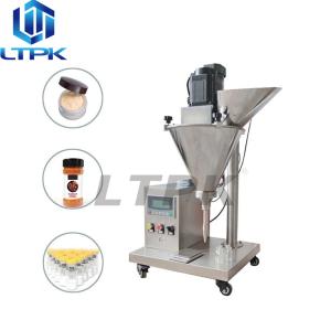 LT-TPF100 Semi Auto Table Top Auger Spices small dose Powder Vials Filling Machine