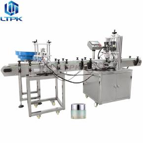 LT-SC440V High Efficiency Fully Auto Capping Machine With Vibratory Bottle Cap Feeder