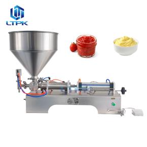 LT-G1WG Semi-Auto Yogurt Cup Peanut Butter Ketchup Paste Filling Machine 