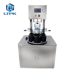 LT-20 Glass Aluminum Bottle Metal  Vacuum Capping Machine 2/4/6 Heads 