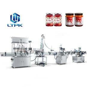 LT-APFCL4 Production Line Paste Filling Cap Feeder Capping Labeling Machine