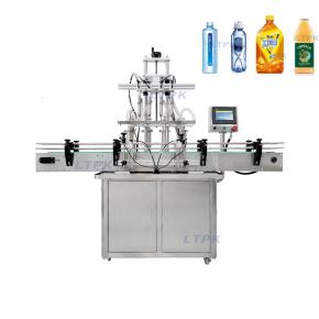 LT-QZDY4 Liquid Drink Water Bottle Filling Machine Production Line Piston Filler 