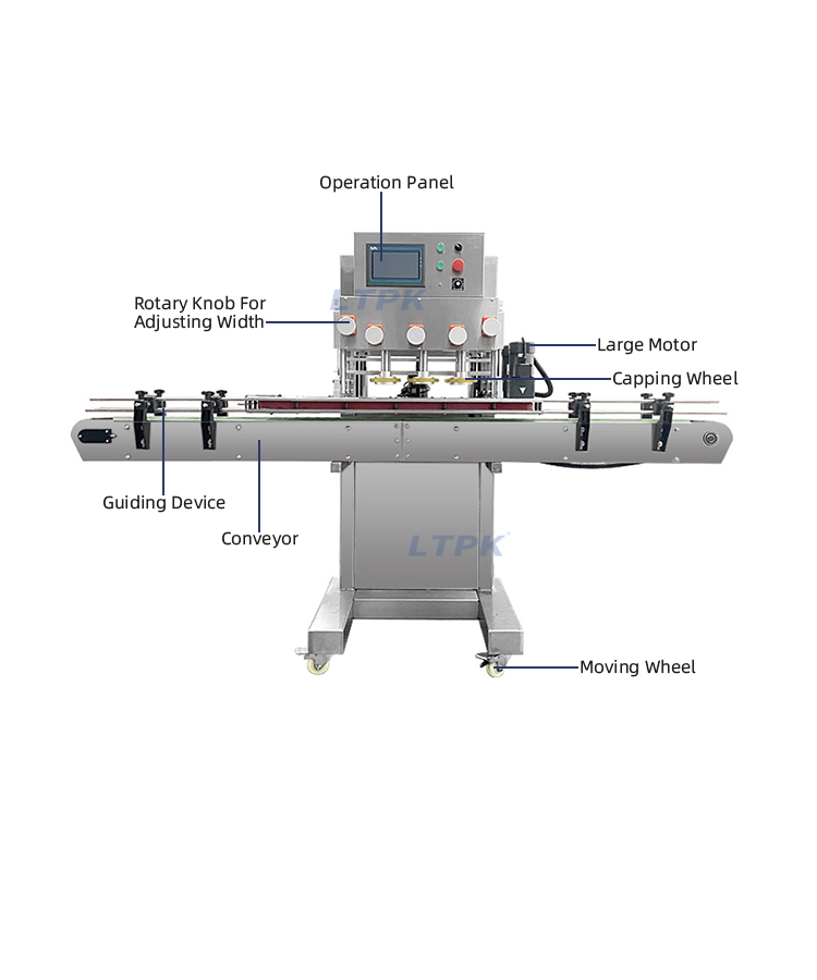 LT-GC6 High Speed Automatic Six Wheels Plastic Bottles Glass Jar Cover Lid Cap Capping Screwing Sealing Closing Machine (8).jpg